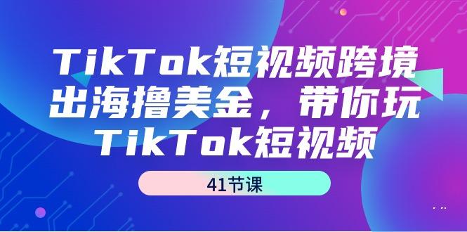 TikTok短视频跨境出海撸美金，带你玩TikTok短视频(41节课)-我的网站